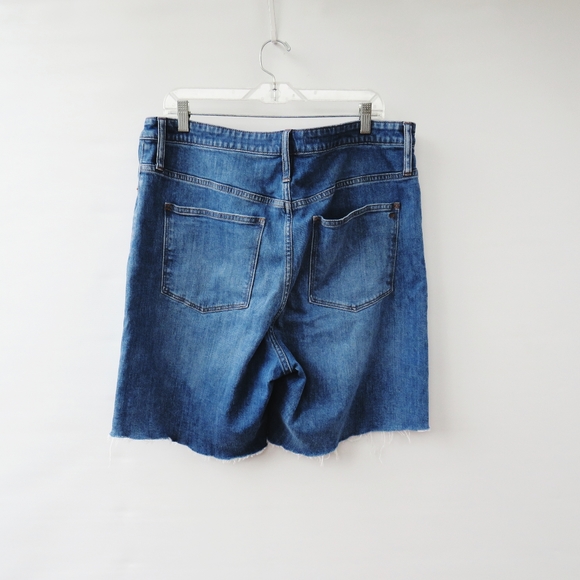 Madewell High Rise Denim Mid Length Shorts Size 33 - Picture 10 of 14